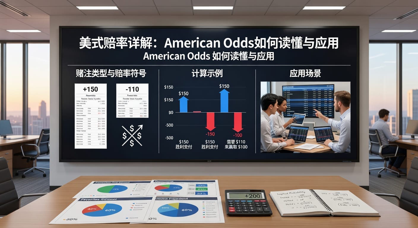 美式赔率 (American Odds) 全解析：投注新手入门与高手进阶