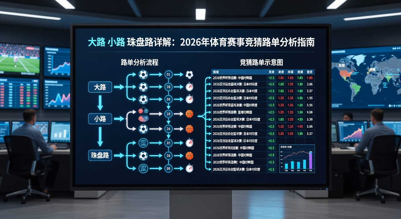 大路 小路 珠盘路：足球盘口深度解析与投注策略（2026年世界杯投注）