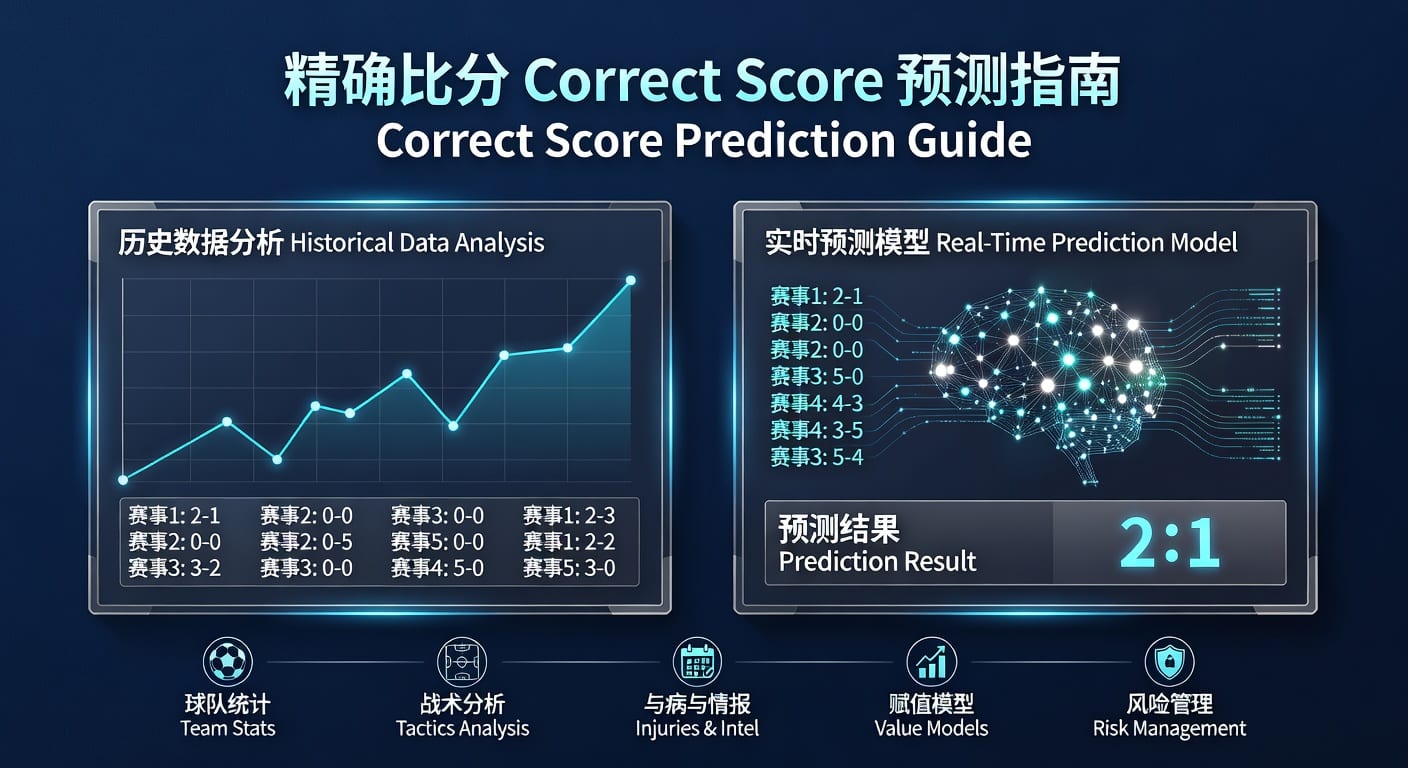 精确比分 correct score：波胆思路与投注技巧